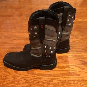 BRAND NEW!!! DURANGO FADED BLACK FLAG WESTERN BOOT